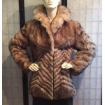 Vossen bontjas uit de 60s